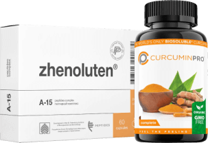 Complex Zhenoluten: Curcumin for menstrual cramps ease and women's health